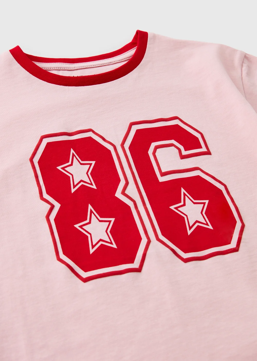 Girls Pink 86 Varsity T-Shirt (7-15yrs) - 7 Yrs Image 2