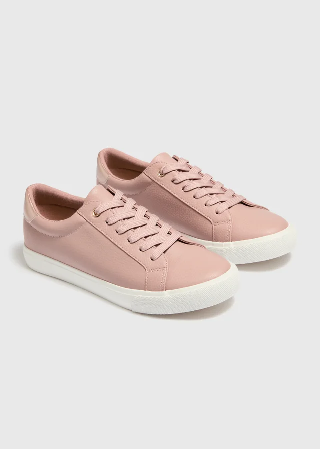 Nude Low Platform Trainers