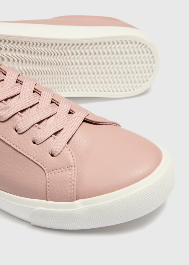 Nude Low Platform Trainers