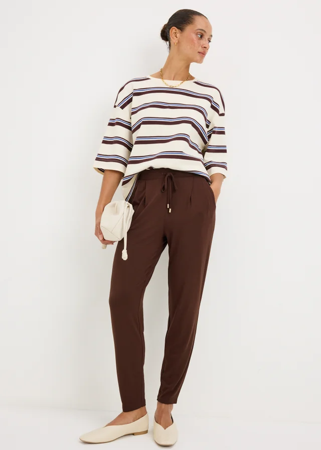 Chocolate Brown Harem Trousers