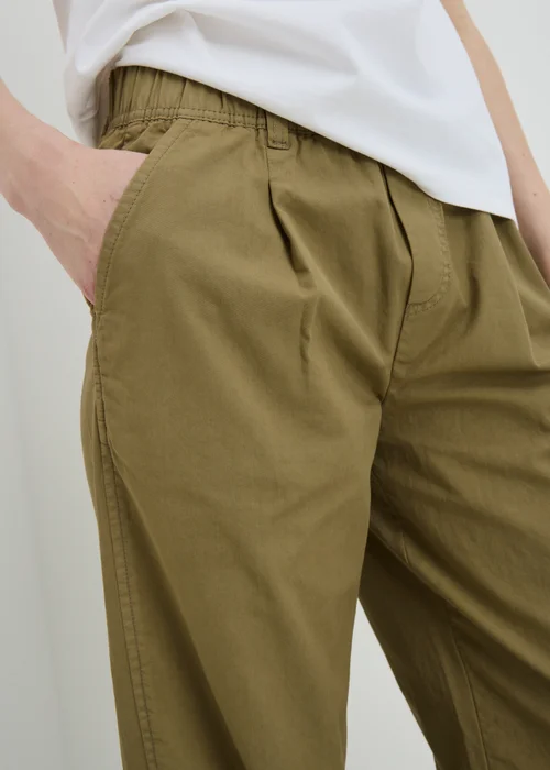 Olive Cuffed Trousers - 22 Image 3