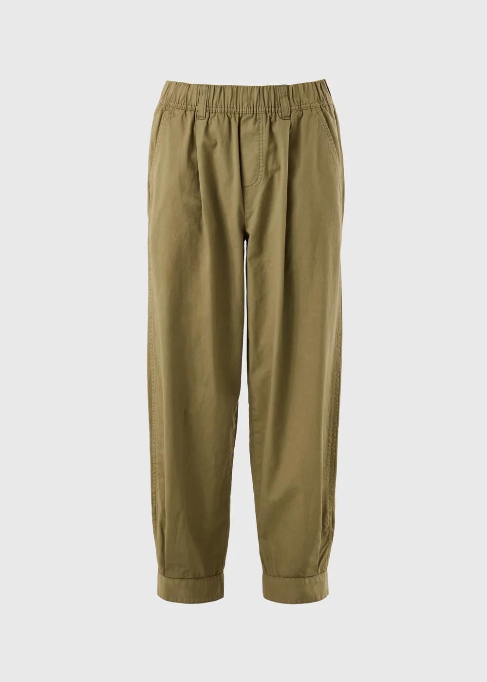 Olive Cuffed Trousers - 22 Image 4