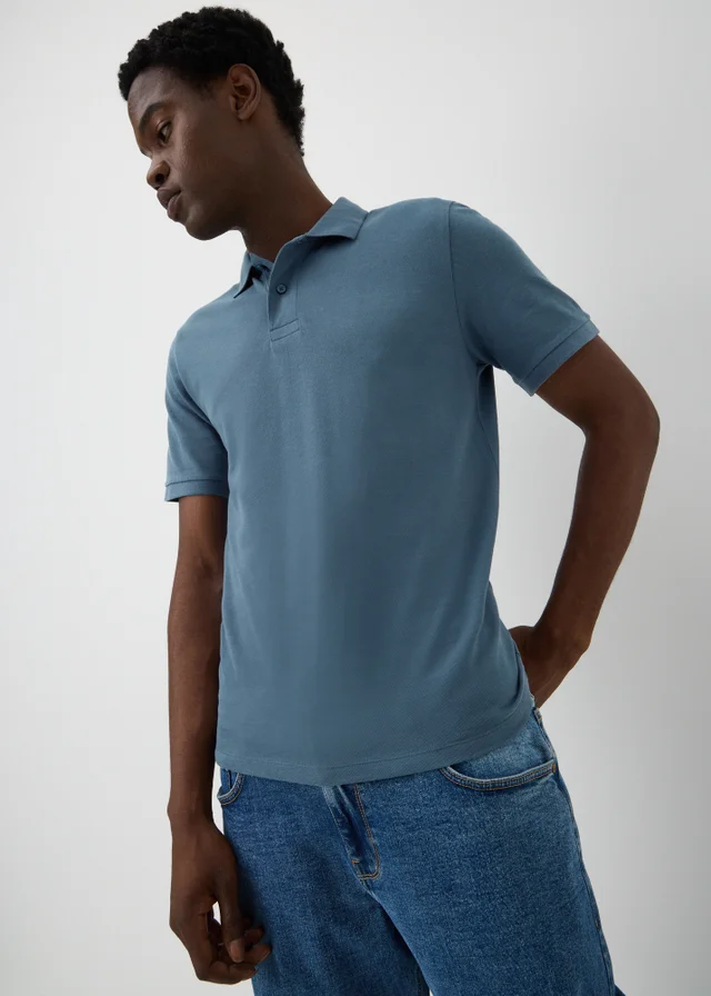 Blue Essential Polo Shirt