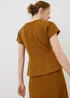 Tobacco Waisted Co Ord Top - 8 Image 3