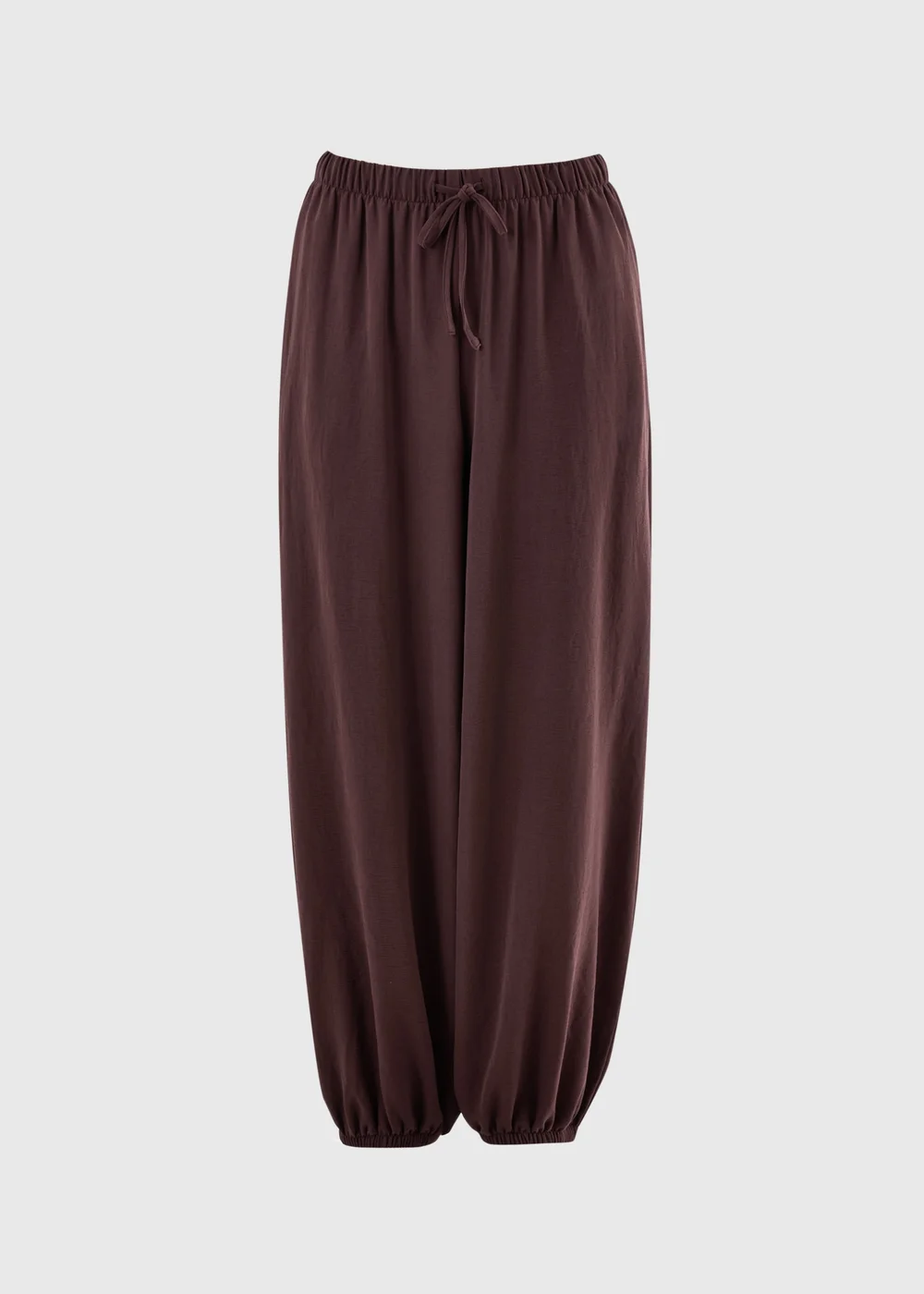 Brown Balloon Harem Co Ord Trousers - 14 Image 4