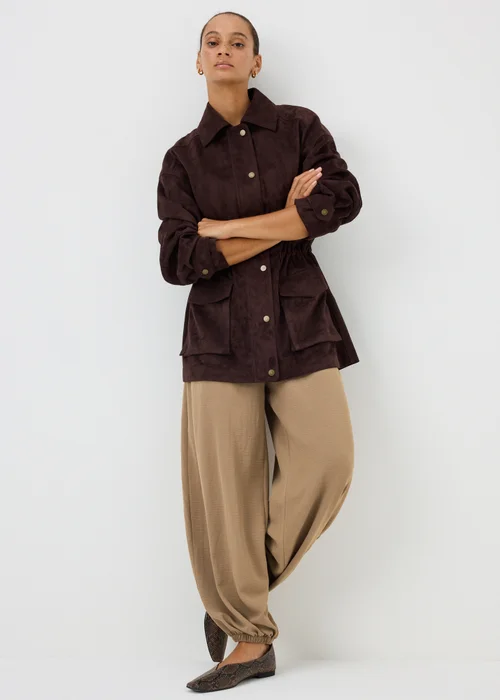 Camel Balloon Trousers - 8 Image 1