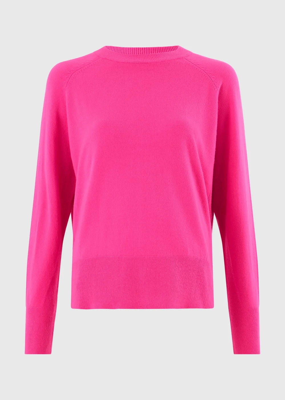 Pink Soft Touch Long Sleeve Jumper - 8 Image 1