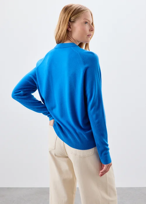 Blue Soft Crew Neck Jumper - 8 Image 2