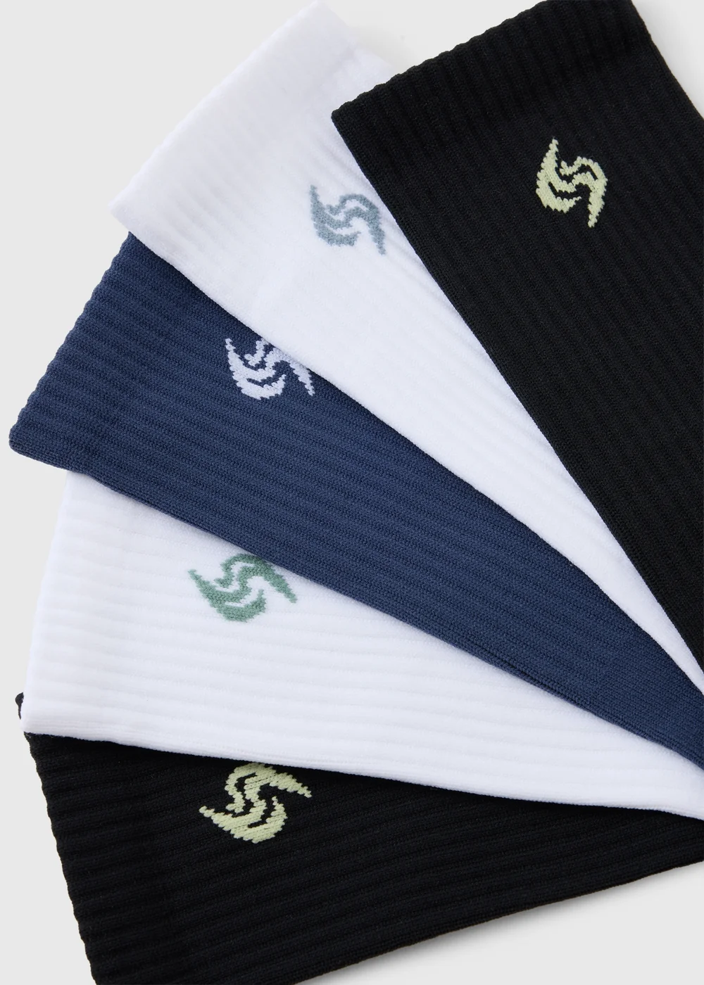 Souluxe 5 Pack Multi Sports Socks - 6-8.5 Image 2