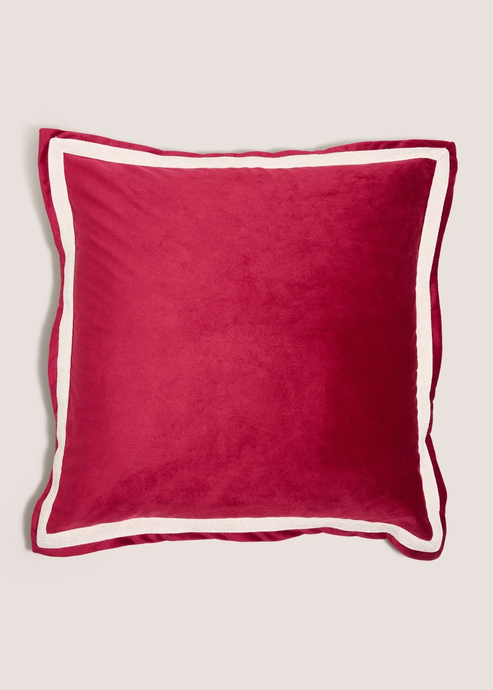 Pink Oxford Edge Cushion Image 1