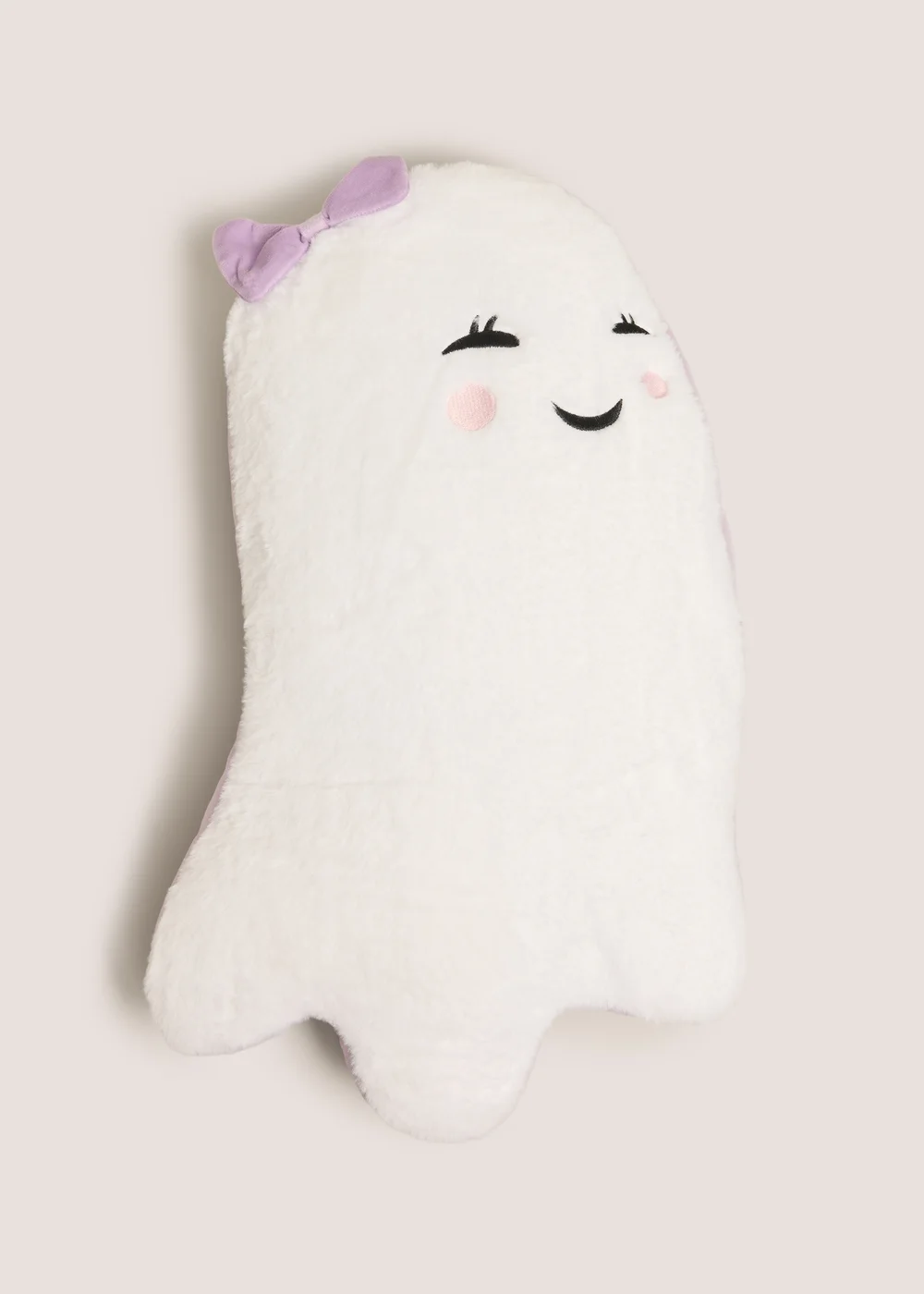 Cream & Lilac Ghost Cushion Image 1