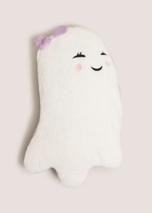 Cream & Lilac Ghost Cushion