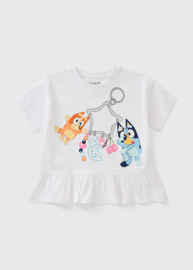 Bluey Girls Cream Charm T-Shirt (1-5yrs)