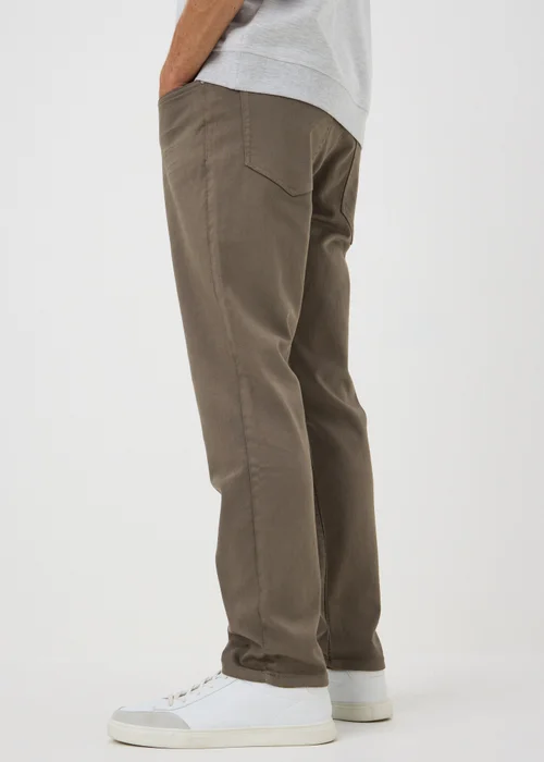 Brown 5 Pocket Trousers - 34 R Image 2