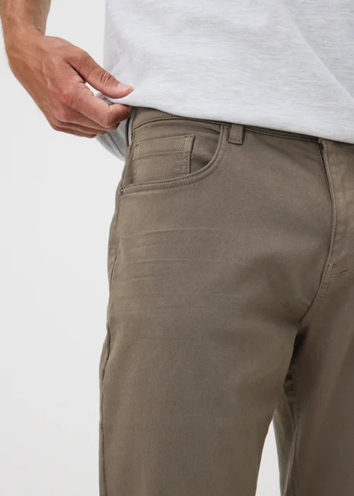 Brown 5 Pocket Trousers - 34 R Image 3