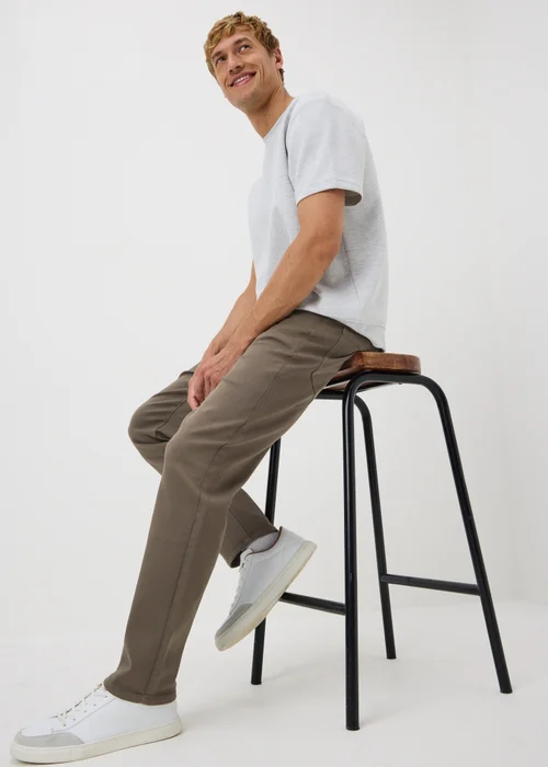 Brown 5 Pocket Trousers - 34 R Image 1