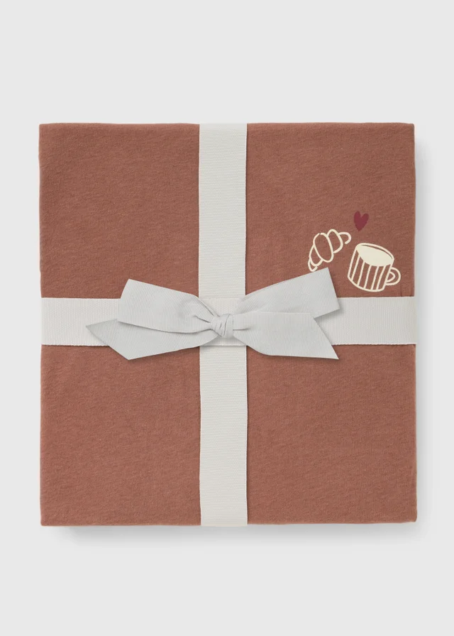 Brown Coffee Gingham Pyjama Set