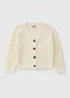 Girls Cream Chenille Cardigan (7-15yrs) - 7 Yrs Image 1