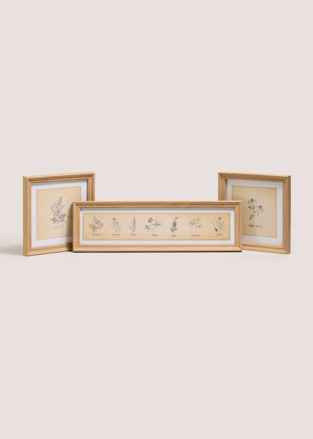 3 Pack Floral Vintage Wall Art Image 1