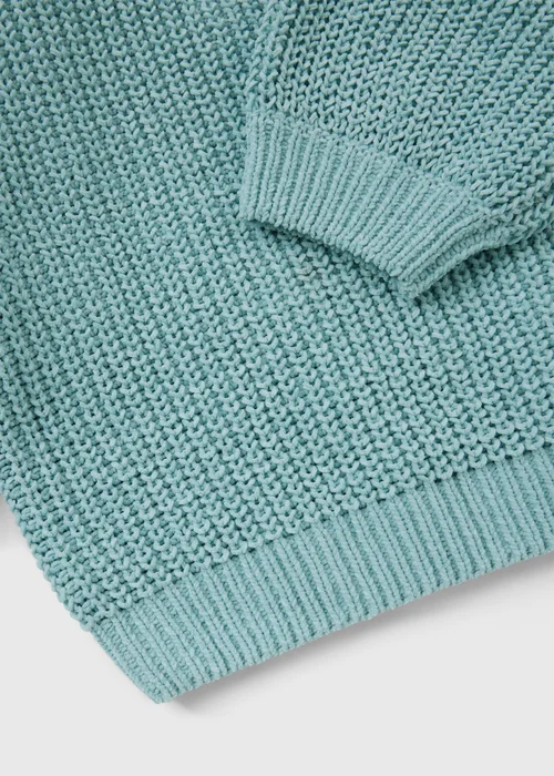 Girls Blue Knitted Jumper (7-15yrs) - 7 Yrs Image 2