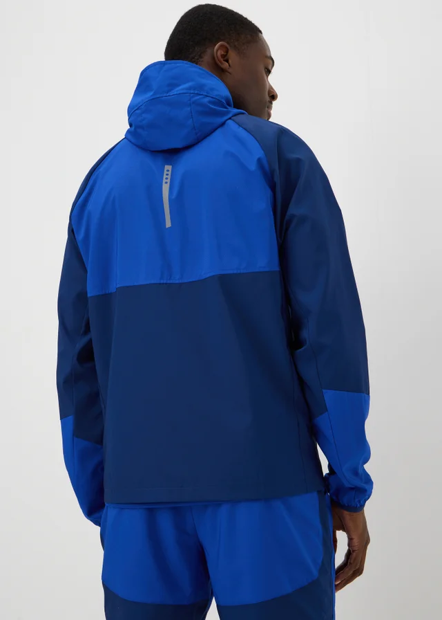 Souluxe Cobalt Woven Panel Zip Co Ord Sports Jacket