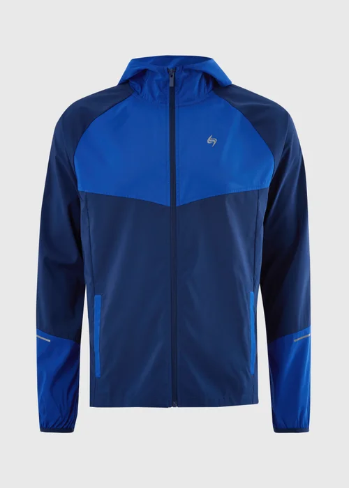 Souluxe Cobalt Woven Panel Zip Co Ord Sports Jacket - XS Image 4