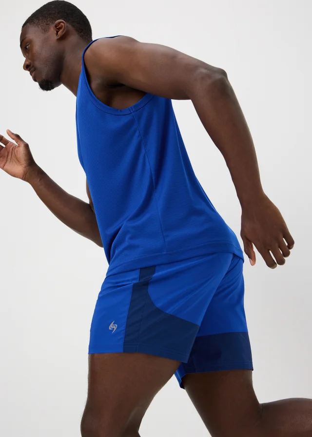 Souluxe Cobalt Woven Sport Shorts
