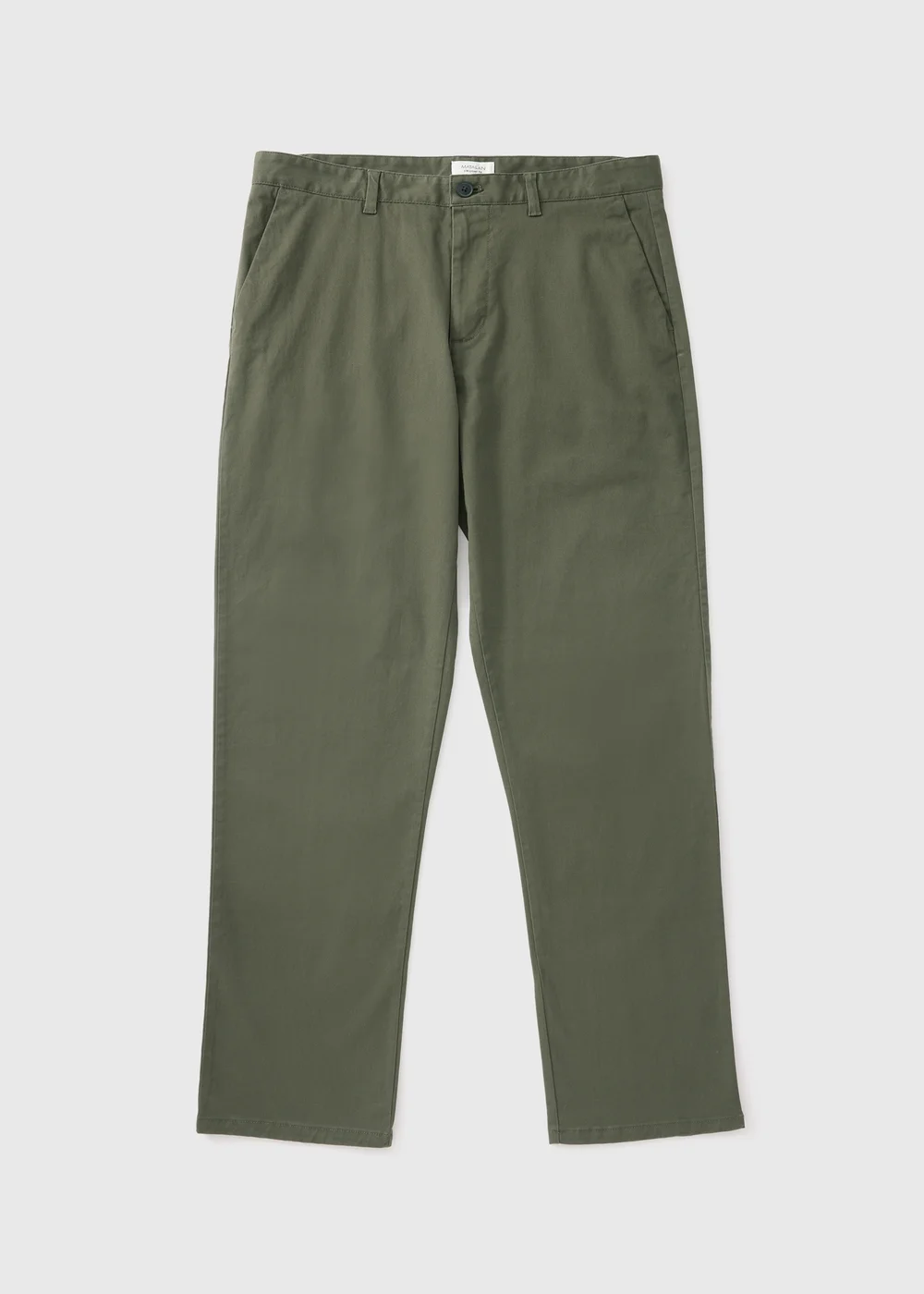 Khaki Green Straight Leg Chinos - 30 R Image 4