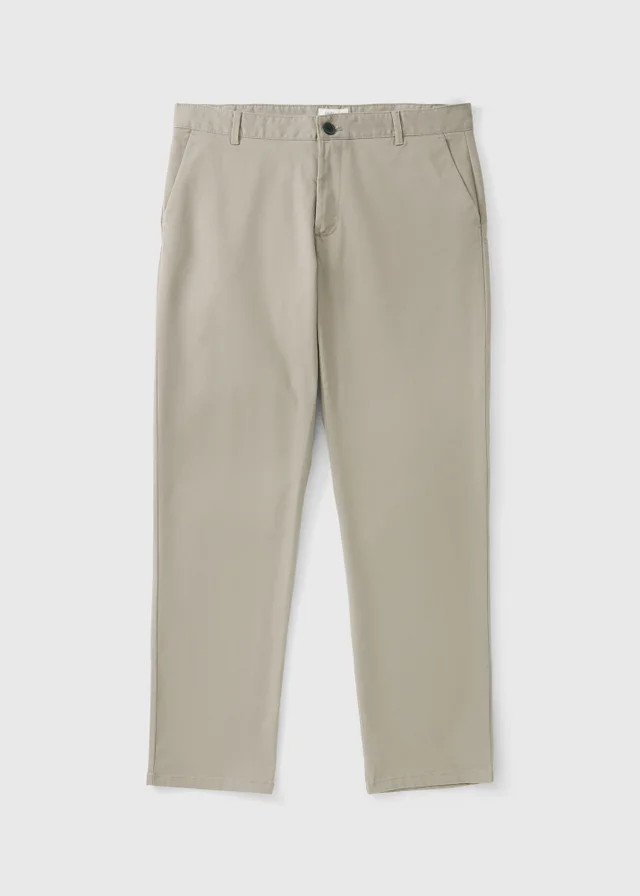 Mushroom Straight Chinos