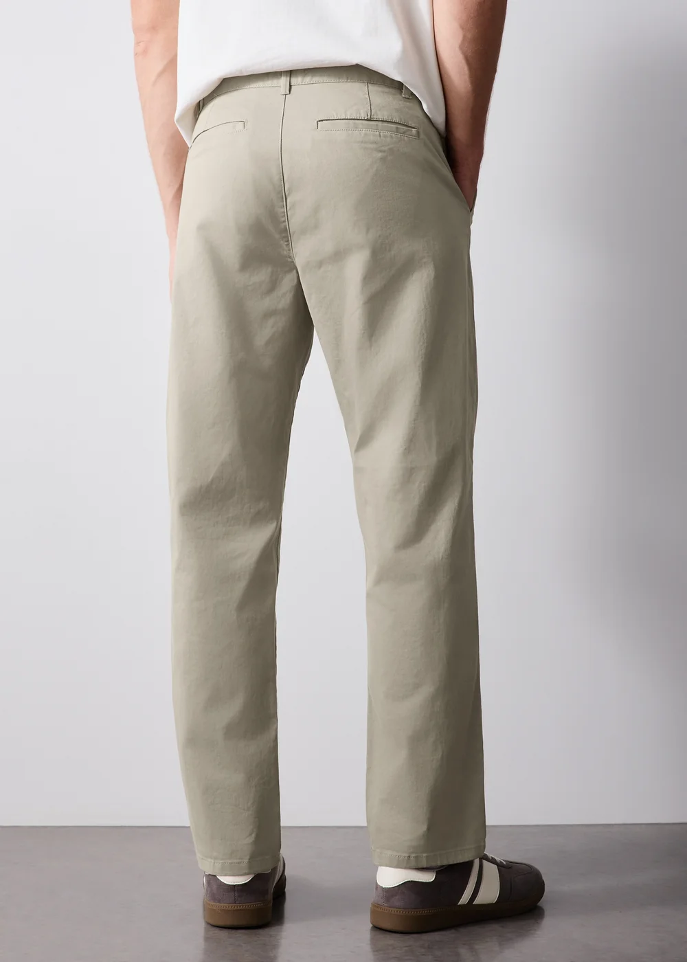 Mushroom Straight Chinos - 32 R Image 3