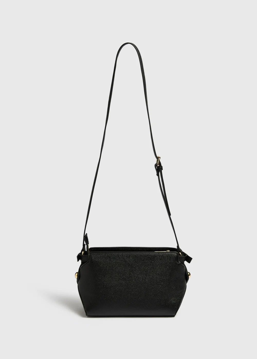 Black Side Detail Crossbody Bag - One Size Image 1