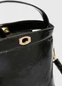 Black Top Handle Crossbody Bag - One Size Image 2