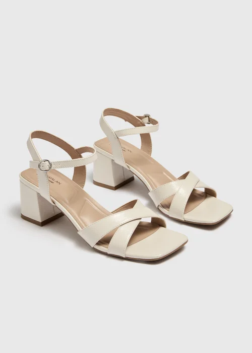 Stone Low Block Heels - 3 Image 2