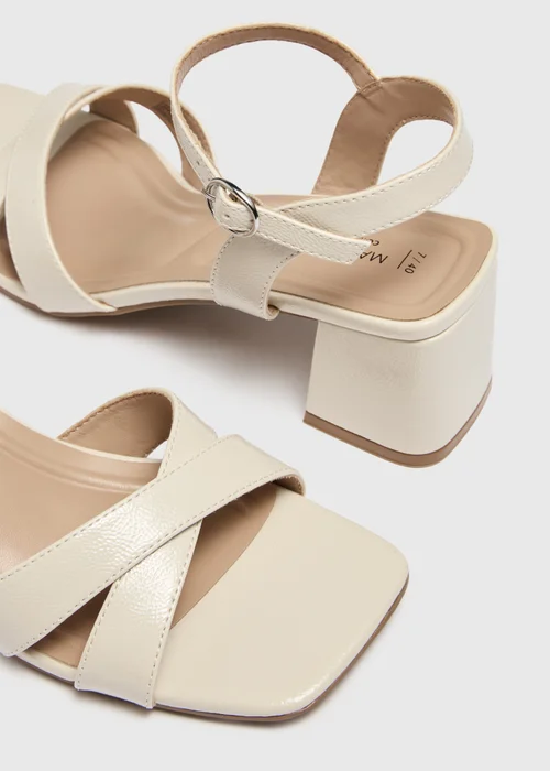 Stone Low Block Heels - 3 Image 3