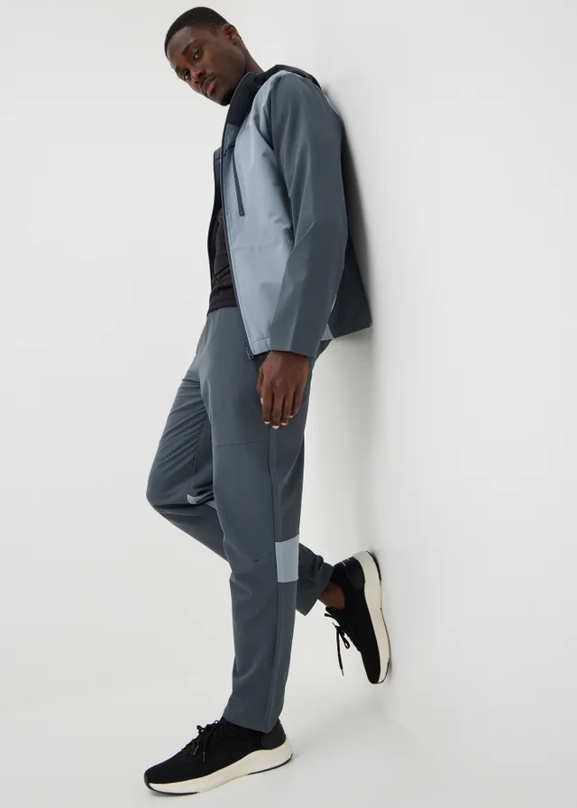 Souluxe Charcoal Woven Co Ord Jogging Bottoms