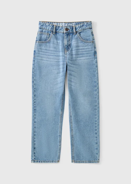 Boys Blue Light Wash Relaxed Fit Jeans (7-15yrs) - Age 7 Years Image 1