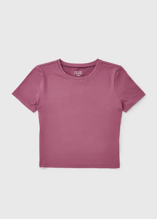 Souluxe Girls Berry Soft Touch Fitted Sports T-Shirt (7-15yrs) - 7 Yrs Image 1