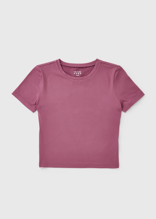 Souluxe Girls Soft Touch Fitted Sports T-Shirt (7-15yrs)