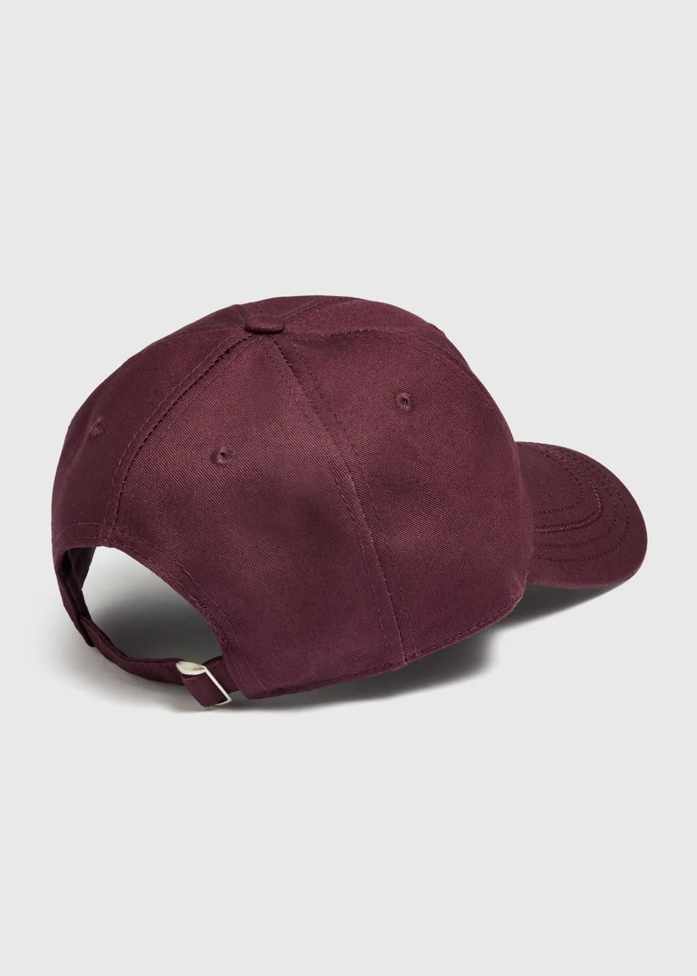 Burgundy Cotton Cap - One Size Image 2
