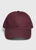 Burgundy Cotton Cap - One Size Image 1