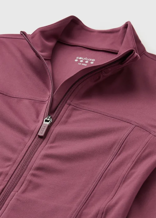 Souluxe Girls Zip Sports Jacket (7-15yrs) - 7 Yrs Image 2