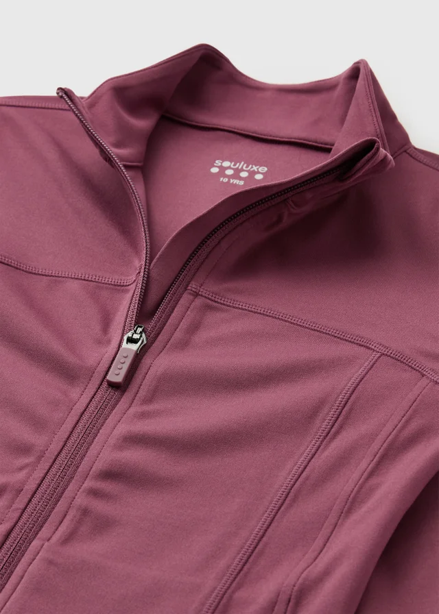 Souluxe Girls Zip Sports Jacket (7-15yrs)