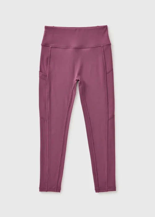 Souluxe Girls Berry Soft Touch Sports Leggings (7-15yrs) - 7 Yrs Image 1