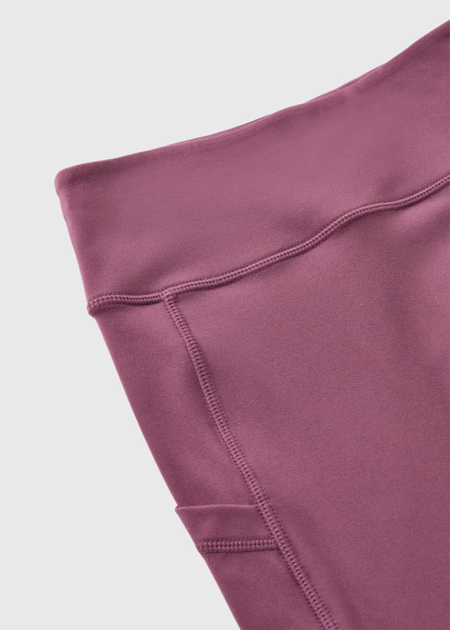 Souluxe Girls Berry Soft Touch Sports Leggings (7-15yrs)
