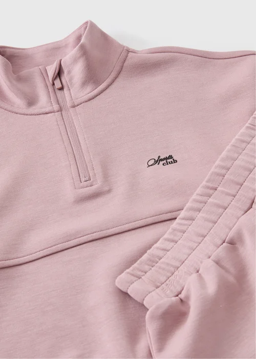 Girls Pink Sports Funnel Neck Top & Jogging Bottoms Set (7-15yrs) - 14 Yrs Image 2