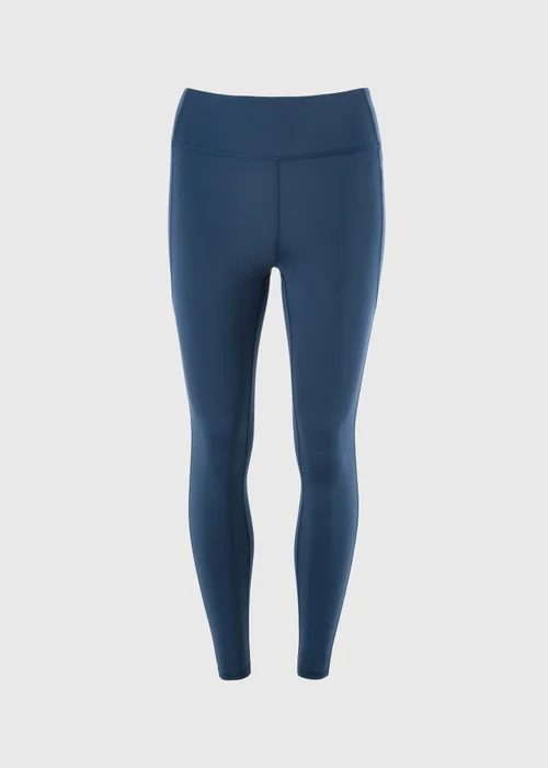 Souluxe Navy Long Length Gym Leggings - 6 Image 3
