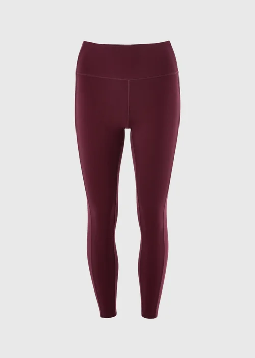 Souluxe Burgundy Long Length Gym Leggings - 6 Image 4