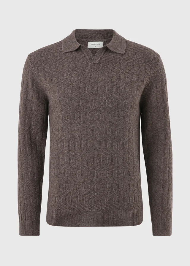 Brown Heavyweight Smart Polo Shirt