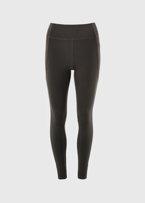 Souluxe Brown Long Length Gym Leggings - 6 Image 4