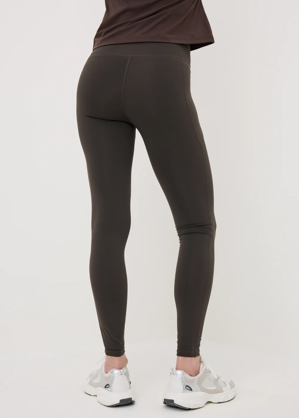 Souluxe Brown Long Length Gym Leggings - 6 Image 3